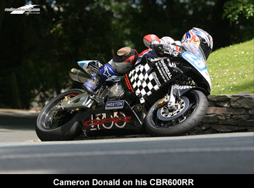 Cameron Donald on his CBR600RR